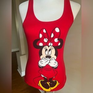 Minnie Mouse Disney stretchy, fitted tank